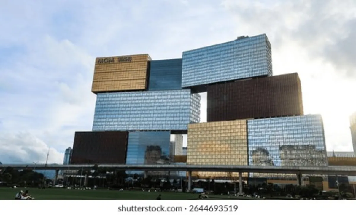 美高梅路氹城现代建筑外观